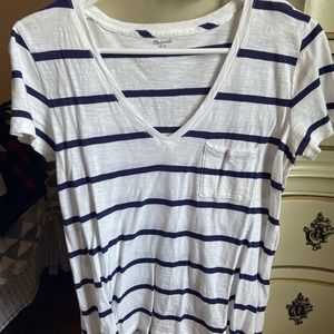 Madewell striped tee - size small